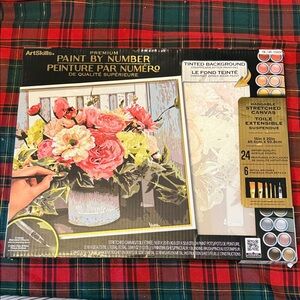 ArtSkills Paint by Number Kit with Floral Design 16x20”